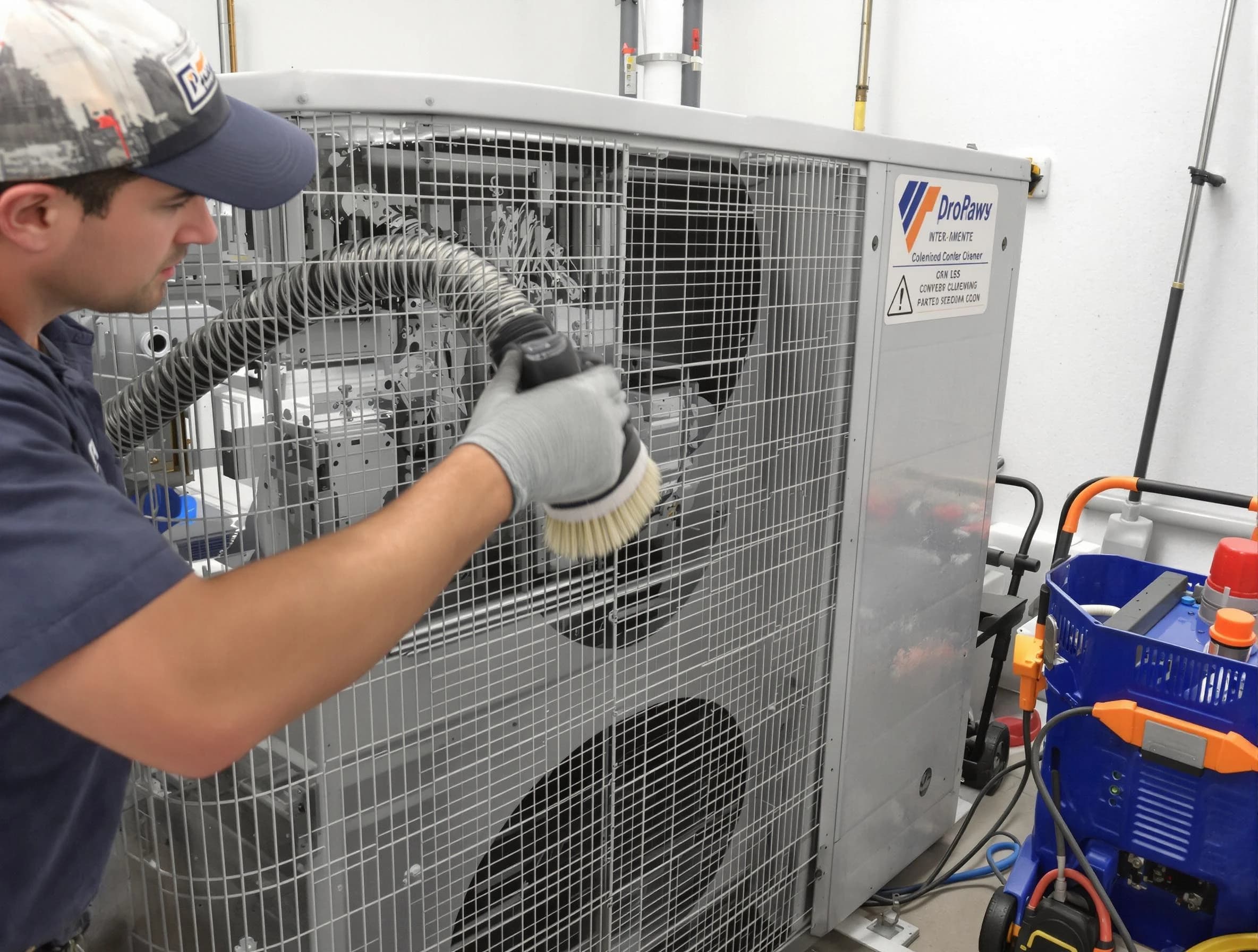 Sun Lakes Air Duct Cleaning specialist performing precision AC coil cleaning for improved system performance in Sun Lakes