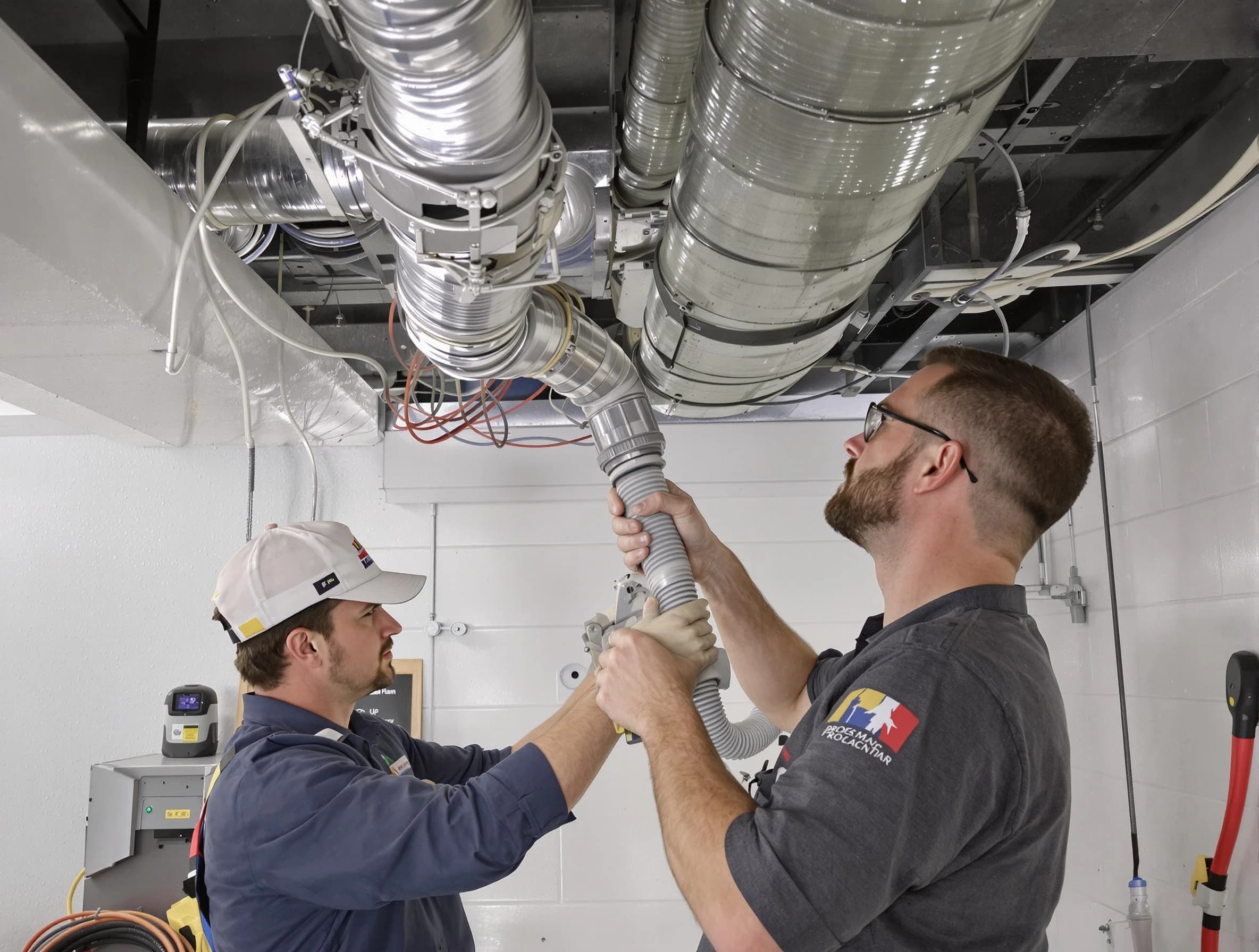 Sun Lakes Air Duct Cleaning technician performing thorough AC duct cleaning in Sun Lakes